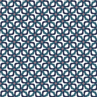 Geometrik süslemeli vektör deseni. Kusursuz tasarım dokusu.