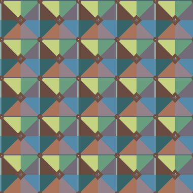 Geometrik süslemeli vektör deseni. Kusursuz tasarım dokusu.