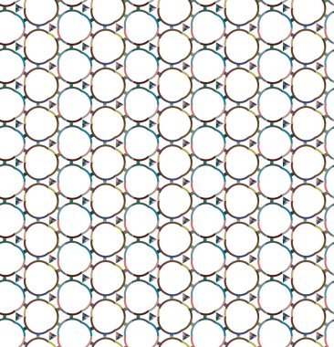 Geometrik süslemeli vektör deseni. Kusursuz tasarım dokusu.
