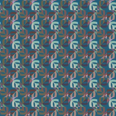 Geometrik süslemeli vektör deseni. Kusursuz tasarım dokusu.