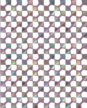 Geometrik süslemeli vektör deseni. Kusursuz tasarım dokusu.