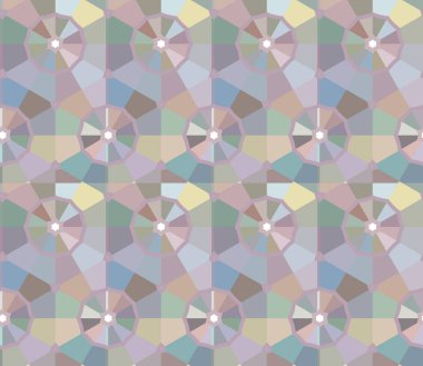 Geometrik süslemeli vektör deseni. Kusursuz tasarım dokusu.