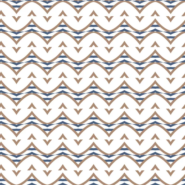 Patrón Vectorial Ornamental Geométrico Textura Diseño Sin Costuras — Vector de stock