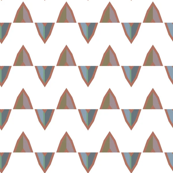 Geometrisches Ornamentales Vektormuster Nahtlose Design Textur — Stockvektor