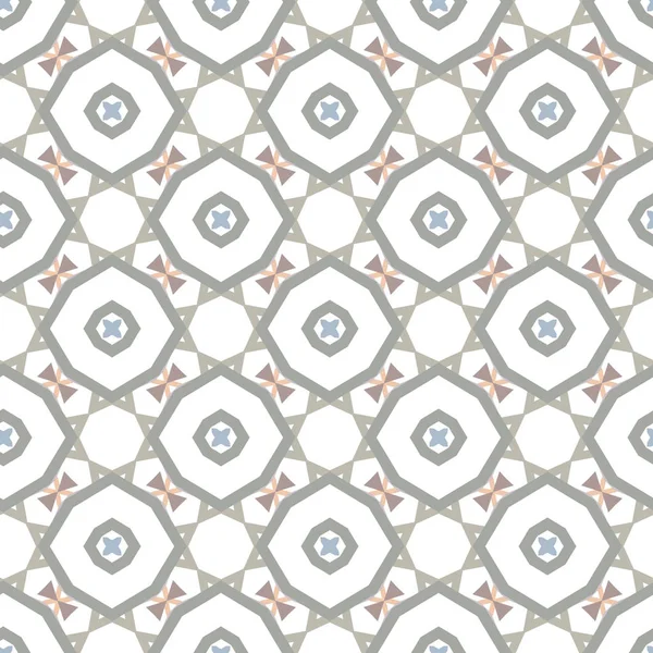 Geometrisches Ornamentales Vektormuster Nahtlose Design Textur — Stockvektor