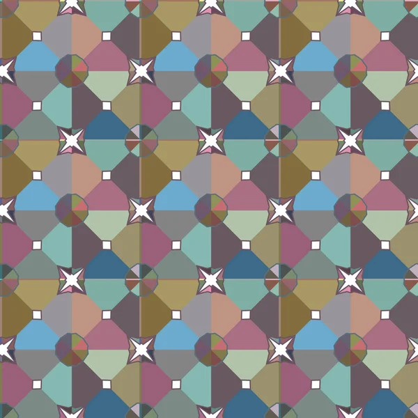 Geometrik süslemeli vektör deseni. Kusursuz tasarım dokusu.