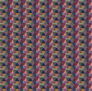 Geometrik süslemeli vektör deseni. Kusursuz tasarım dokusu.