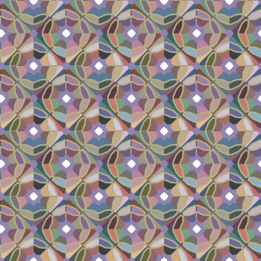 Geometrik süslemeli vektör deseni. Kusursuz tasarım dokusu.