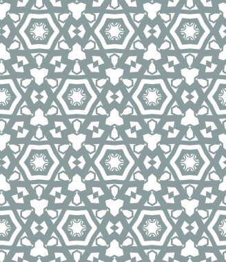 Geometrik süslemeli vektör deseni. Kusursuz tasarım dokusu.