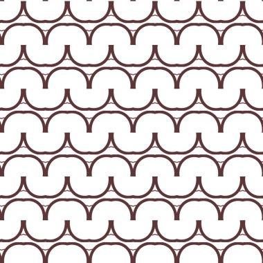 Geometrik süslemeli vektör deseni. Kusursuz tasarım dokusu.