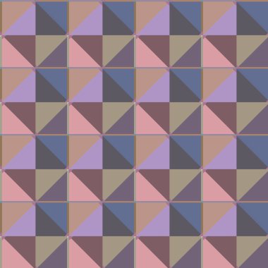 Geometrik süslemeli vektör deseni. Kusursuz tasarım dokusu.