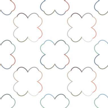 Geometrik süslemeli vektör deseni. Kusursuz tasarım dokusu.