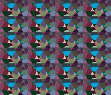 Geometrik süslemeli vektör deseni. Kusursuz tasarım dokusu.