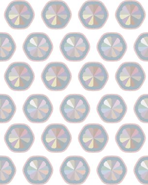 Geometrik süslemeli vektör deseni. Kusursuz tasarım dokusu.