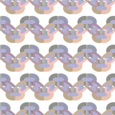 Geometrik süslemeli vektör deseni. Kusursuz tasarım dokusu.