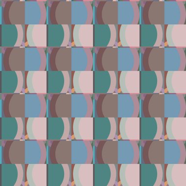 Geometrik süslemeli vektör deseni. Kusursuz tasarım dokusu.