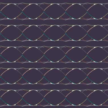 Geometrik süslemeli vektör deseni. Kusursuz tasarım dokusu.