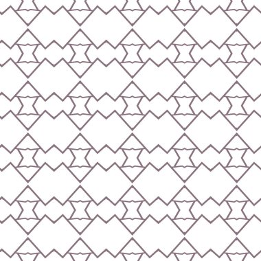 Geometrik süslemeli vektör deseni. Kusursuz tasarım dokusu.