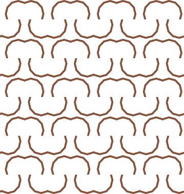 Geometrik süslemeli vektör deseni. Kusursuz tasarım dokusu.