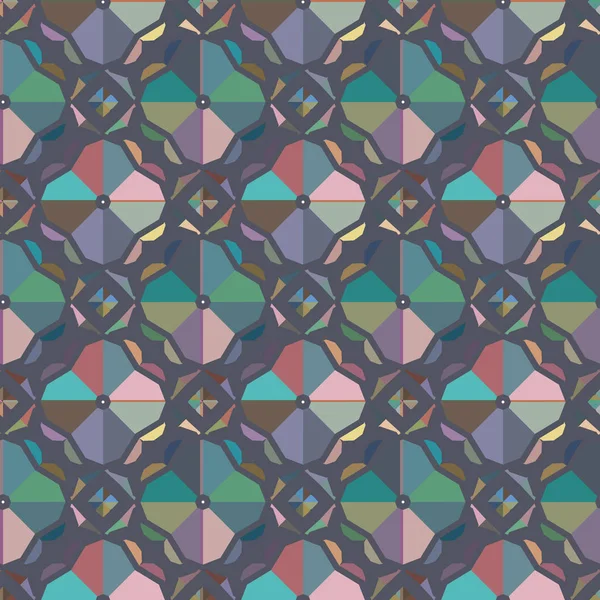 Geometrik süslemeli vektör deseni. Kusursuz tasarım dokusu.