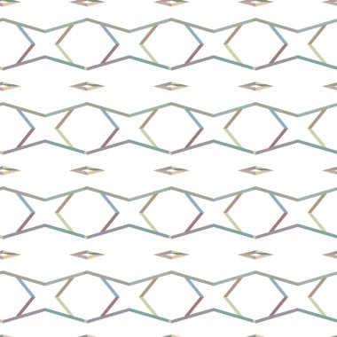 Geometrik süslemeli vektör deseni. Kusursuz tasarım dokusu.