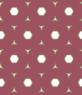 Dikişsiz geometrik süs vektör deseni. Soyut arka plan