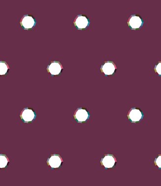 geometrik süsleme biçiminde kusursuz vektör deseni