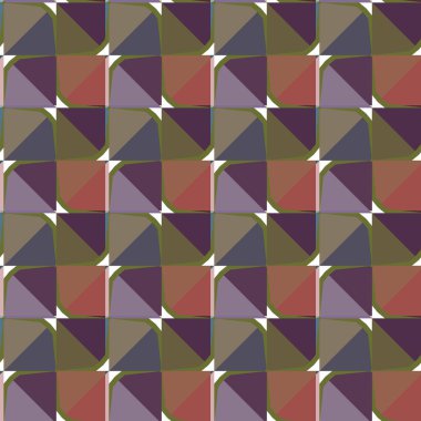geometrik süsleme biçiminde kusursuz vektör deseni