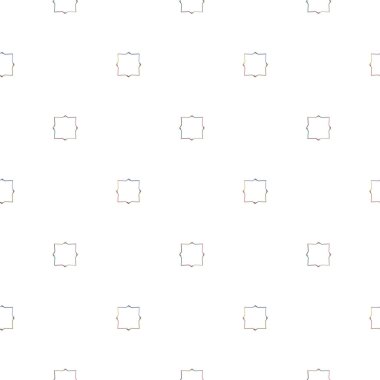 Geometrik süslemeli vektör deseni. Kusursuz tasarım dokusu.