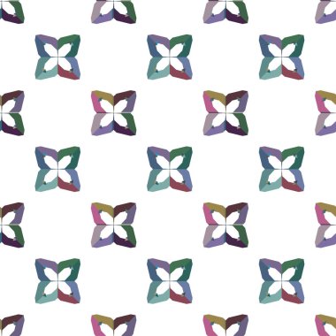 Geometrik süslemeli vektör deseni. Kusursuz tasarım dokusu.