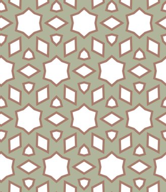 Kusursuz Vektör Deseni. Geometrik Süsleme Biçiminde Arkaplan DokusuName.