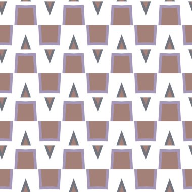 Dikişsiz geometrik süs vektör deseni. Soyut arka plan