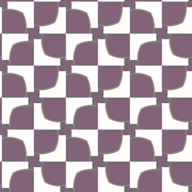 geometrik süsleme biçiminde kusursuz vektör deseni