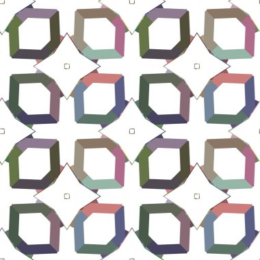 Dikişsiz geometrik süs vektör deseni. Soyut arka plan