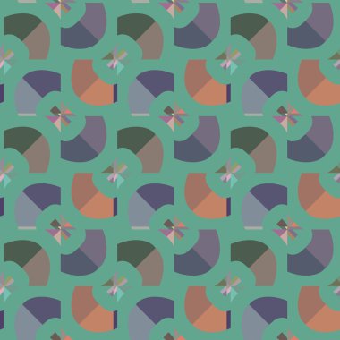 Dikişsiz geometrik süs vektör deseni. Soyut arka plan