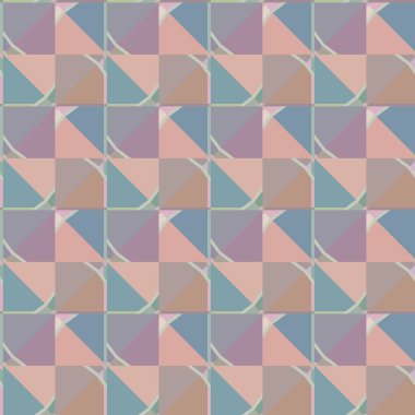 Dikişsiz geometrik süs vektör deseni. Soyut arka plan