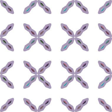 Geometrik süslemeli vektör deseni. Kusursuz tasarım dokusu.