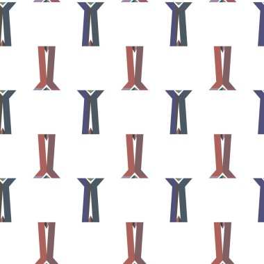 Dikişsiz geometrik süs vektör deseni. Soyut arka plan