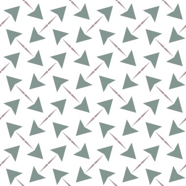 geometrik süsleme biçiminde kusursuz vektör deseni