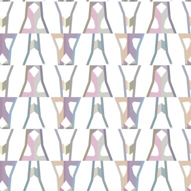 Geometrik süslemeli vektör deseni. Kusursuz tasarım dokusu.