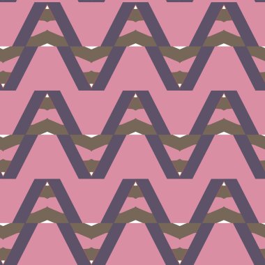 Dikişsiz geometrik süs vektör deseni. Soyut arka plan