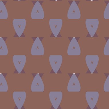 geometrik süsleme biçiminde kusursuz vektör deseni