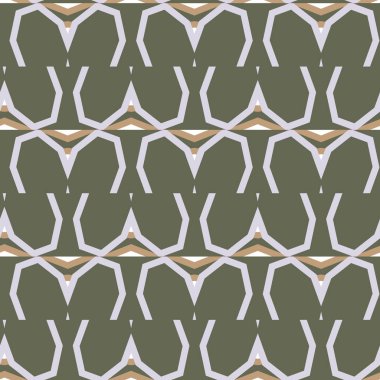 Geometrik süslemeli vektör deseni. Kusursuz tasarım dokusu.