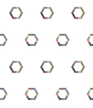 geometrik süsleme biçiminde kusursuz vektör deseni