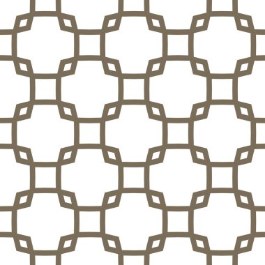 Geometrik süslemeli vektör deseni. Kusursuz tasarım dokusu.