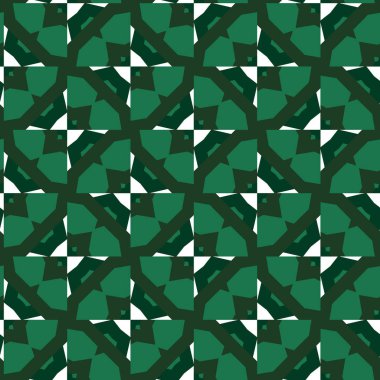 Geometrik süslemeli vektör deseni. Kusursuz tasarım dokusu.