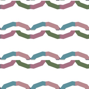 geometrik süsleme biçiminde kusursuz vektör deseni