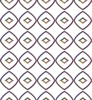 Dikişsiz geometrik süs vektör deseni. Soyut arka plan