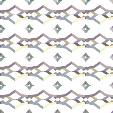 Kusursuz Vektör Deseni. Geometrik Süsleme Biçiminde Arkaplan DokusuName.