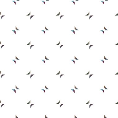 Dikişsiz geometrik süs vektör deseni. Soyut arka plan